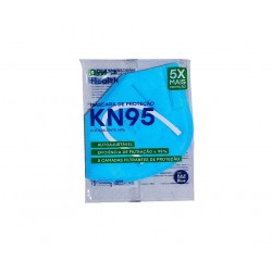 MÁscara DescartÁvel Kn95 1un Fort Health Azul