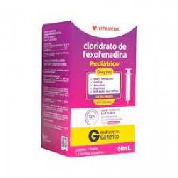 Fexofenadina 6mg/ml SoluÇÃo Oral 60ml Gen.vitamedic