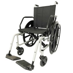 Cadeira De Rodas Mm H10 PÉs MaciÇo Mod21 120kg