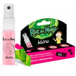 Spray Bucal Kissu Rick And Morty Frutas Vermelhas 15ml