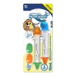 Seringa Para Lavagem Nasal Nosewash LeÃo E TubarÃo 2un 10ml