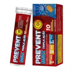 Prevent C Max Tripla AÇÃo Vitamina C D Zn 10cpr Efervescente