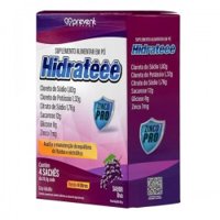 Hidrateee Max Pro Zinco Sabor Uva 4 SachÊs