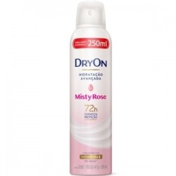 Desodorante Dryon Aero F HidrataÇÃo AvanÇada 72h Misty Rose 250ml