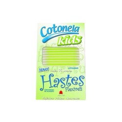 Hastes FlexÍveis Cotonela Kids Verde 75un