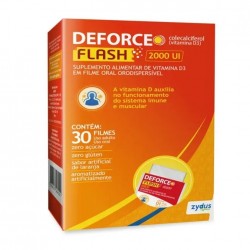 Deforce Flash 2.000ui 30filmes Sabor Laranja