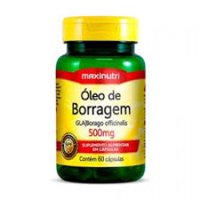 Óleo De Borragem 500mg 60cps Maxinutri