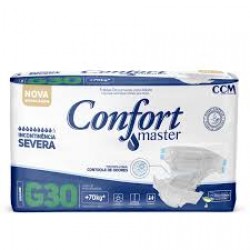 Fralda Confort Master EconÔmica G 30un