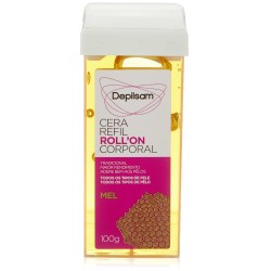 Cera DepilatÓria Depilsam Roll-on Mel Refil 100g