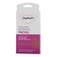 Folhas DepilatÓria Depilsam Facial MaracujÁ 10 Pares