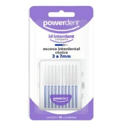Escova Dental Power Dent Interdental Conico 3a7mm 10un