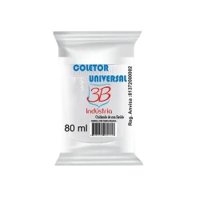 Coletor Universal Branco Com Tampa Verde 3b 80ml