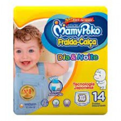 Fralda Mamypoko CalÇa Dia E Noite Xg 14un