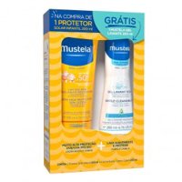 Mustela Kit Protetor Solar Infantil Fps50+gel Lavante 200ml