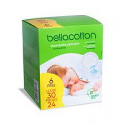 Absorvente Para Seios Bellacotton Leve 30 Pague 24un