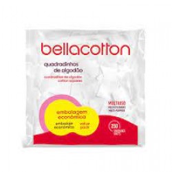 AlgodÃo Bellacotton Quadradinho 250un