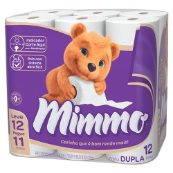 Papel HigiÊnico Mimmo Neutro Folha Dupla Lv12pg11