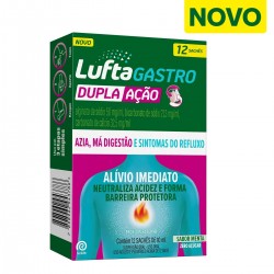 Luftagastro Dupla AÇÃo 12sachÊs 10ml