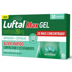 Luftal Max Gel Caps 250mg 10cps