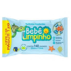 Toalha Umedecida BebÊ Limpinho 140un