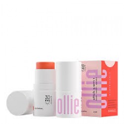 BastÃo Ollie 3 Em 1 Blush_#44;batom E Sombra Fps95 Coral 4_#44;5g
