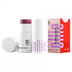 BastÃo Ollie 3 Em 1 Blush,batom E Sombra Fps95 Rosa Malva 4,5g