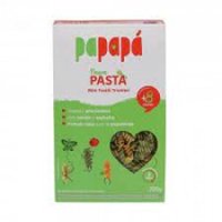 MacarrÃo PapapÁ Kids Papa Pasta Mini Fusilli Tricolori 200g