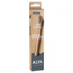 Escova Dental Alva De Bamboo Adulto Cerdas Macias Superfinas