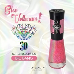 Esmalte Top Beauty 3d Big Bang 9ml