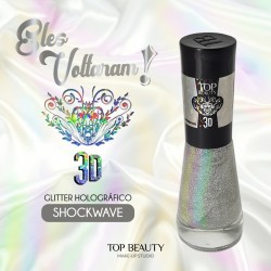 Esmalte Top Beauty 3d Shockwave 9ml