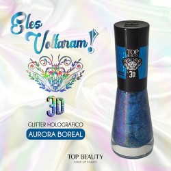 Esmalte Top Beauty 3d Aurora Boreal 9ml