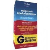 Maleato De Dexclorfeniramina 0,4mg/ml 120ml GenÉrico Geolab