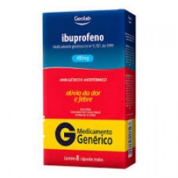 Ibuprofeno 400mg 8cps Gen.geolab