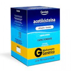 Acetilcisteina 600mg 16env 5g Gen.geolab