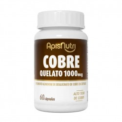 Cobre Quelato 1000mcg 60 CÁpsulas Apisnutri