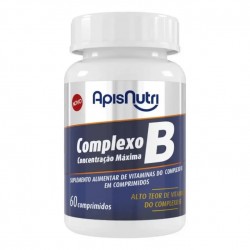 Complexo B ConcentraÇÃo MÁxima 500mg 60cpr Apisnutri