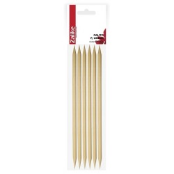 Palito De Unha Zalike Ponta Dupla 6un Ref.838