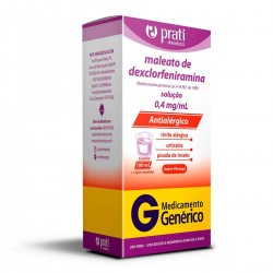 Maleato De Dexclorfeniramina 0,4mg/ml 100ml GenÉrico Pratti Donaduzzi