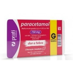 Paracetamol 750mg Env 10cpr Gen.prati(f)