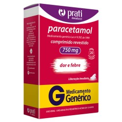 Paracetamol 750mg 20cpr Gen.prati