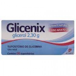Glicenix 2.275g SupositÓrio Adulto 6un