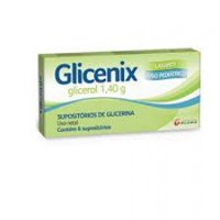 Glicenix 1,4g SupositÓrio Infantil 6un