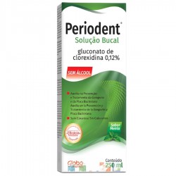 Periodent SoluÇÃo Bucal Menta Sem Álcool 250ml