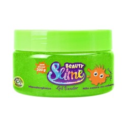 Gel Fixador Beauty Slime Verde Neon 200ml
