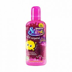 Gel Corporal Beauty Slime Iluminador Glitter Rosa 140ml