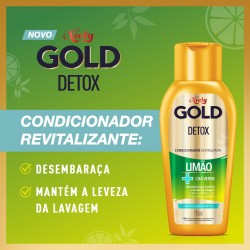 Condicionador Niely Gold Detox LimÃo 175ml