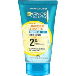 Gel De Limpeza Garnier Uniform E Matte Antiacne 150g