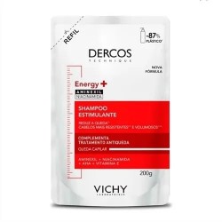 Dercos Vichy Shampoo Energy+ Antiqueda Refil 200g