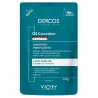 Dercos Vichy Shampoo Oil-correction Purificante Refil 200g
