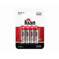 Pilha Kian Zinco Aa 4un